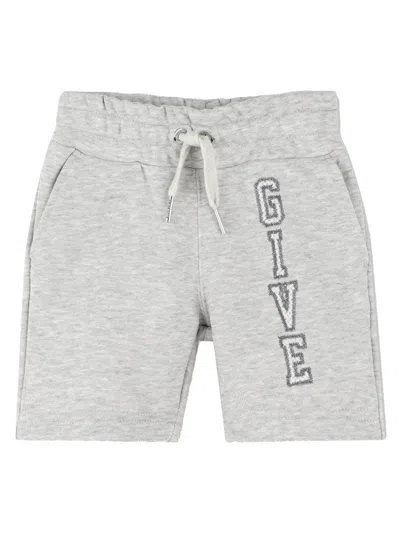 Givenchy Kids Sophisticated Mini Drawstring Waistband Shorts In Black