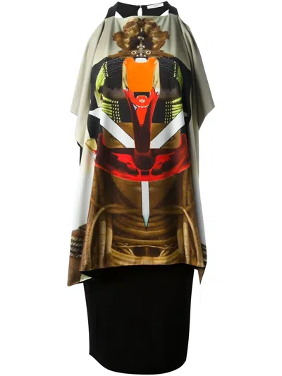 Givenchy Tribal Dress In Multi
