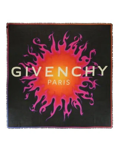 Givenchy Tribal Sun Shawl Woman Scarf Multicolored Size - Cashmere, Silk