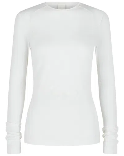Givenchy Triple Stitch Cut-out Top In White