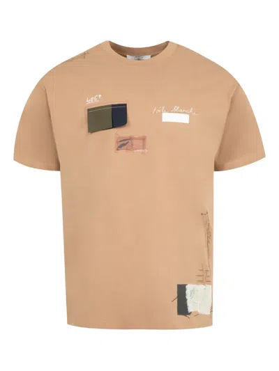 Givenchy Trompe L'oeil-pattern Cotton T-shirt In Neutral
