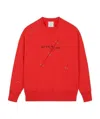 Givenchy Men Felpa Con Dettagli Di Metallo In Red