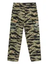 Givenchy Multicolour Cotton Trousers In Black