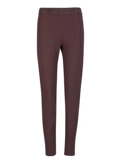 Givenchy Trousers In Burgundy