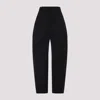 Givenchy Black Wool Wide-leg Pant In Black