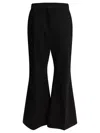 Givenchy Women Black Flare Tailored Pants In Black