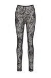 Givenchy Lace Detailing Sheer Fabric Trousers In Multi