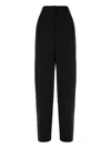 Givenchy Wool Trousers With Pleated Design And Button Detail In Black