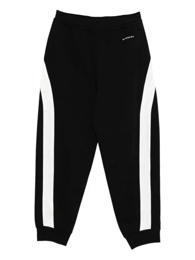 Givenchy Mens Black Open Seam Contrast Cotton-jersey Jogging Bottoms Xl