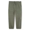 Givenchy Green Cargo Trousers With 4g Jacquard Pattern In Green