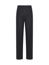 Givenchy Wool Trousers With Pleated Front And Pockets In Grey