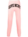 Givenchy Elasticated Waistband Straight Fit Trousers In Pink