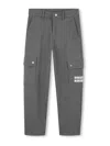 Givenchy Trousers With Logo In Gray