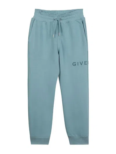 Givenchy Trousers With Logo In Green
