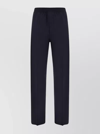 Givenchy Trousers Wool Elasticated Waistband In Black