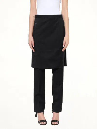 Givenchy Trousers W/skirt In Black