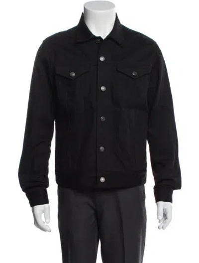 Pre-owned Givenchy Trucker Jacket In Black