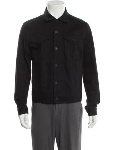 Pre-owned Givenchy Trucker Jacket In Black