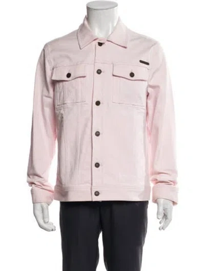 Pre-owned Givenchy Trucker Jacket In Pink