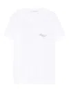 Givenchy White Crew Neck T-shirt With Logo On Front And Back In Cotton Woman In White