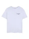 Givenchy Unisex Mini Cotton Tee Shirt In White