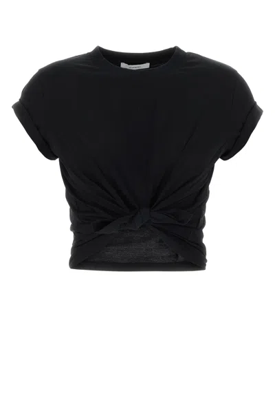 GIVENCHY BLACK COTTON T-SHIRT