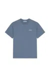 Givenchy Men's T-shirt In Cotton With Paris Gros Grain In Blue