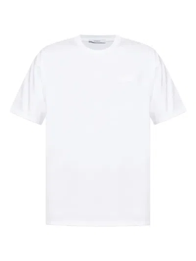 Givenchy T-shirt In Cotton With  Patch In White