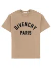 Givenchy T-shirt In Cotton With Paris Embroidery In Animal Print