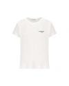 Givenchy T-shirt In Cotton With Stamp Print In White