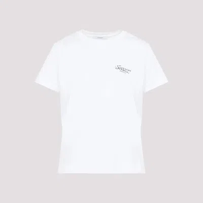 Givenchy T-shirt In Cotton With Stamp Print In White