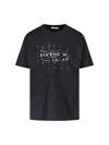 Givenchy Photographic Negative Logo Regular Fit Graphic T-shirt In Black