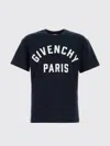 Givenchy Men Logo T-shirt In Blue