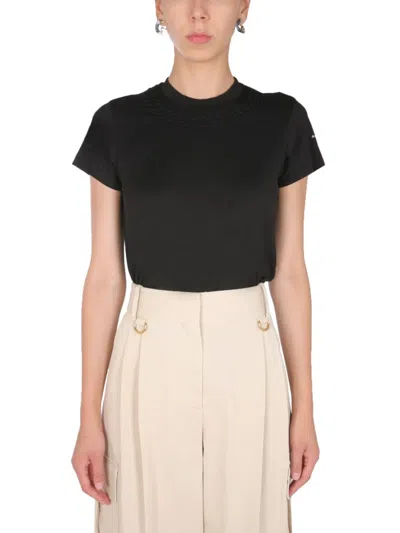 Givenchy T Shirt With Chain Motif In Black