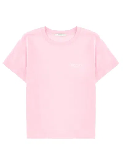 Givenchy Logo-print Cotton T-shirt In Pink