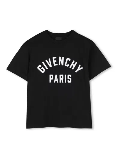 Givenchy Kids' T-shirt With Print In Black