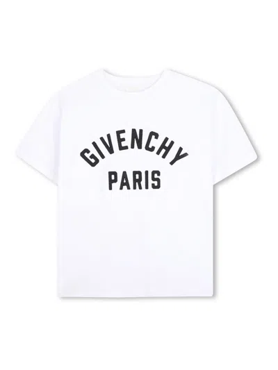 Givenchy Kids' T-shirt With Print In White
