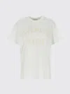 Givenchy Paris Logo Zigzag Stitching T-shirt In White