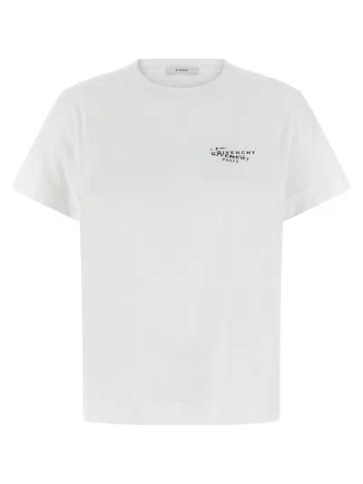 Givenchy T-shirt In Cotone Bianco Donna In White
