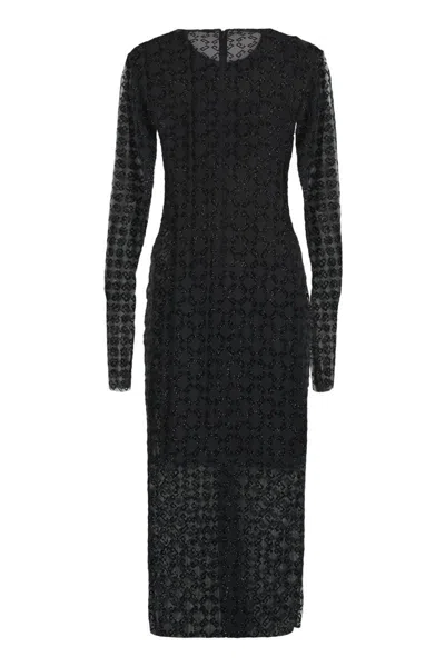 Givenchy Tulle Dress In Black