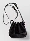 Givenchy Tumbled Leather Shoulder Bag With Adjustable Strap