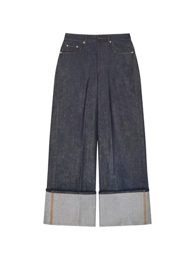 Givenchy Turn-up Cuff Jeans In Black
