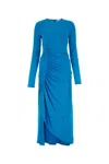 Givenchy Turquoise Crepe Long Dress