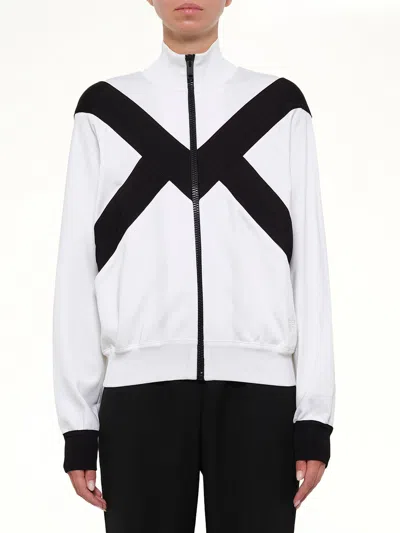 Givenchy Turtle Neck Multi Sweater In Black / M In White