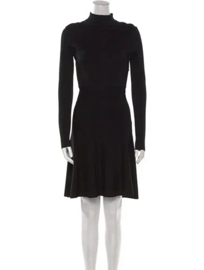 Pre-owned Givenchy Turtleneck Knee-length Dress In Multi