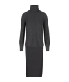 Givenchy Turtleneck Long-back Wool-cashmere Sweater In Black
