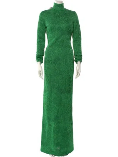 Pre-owned Givenchy Turtleneck Long Dress W/ Tags