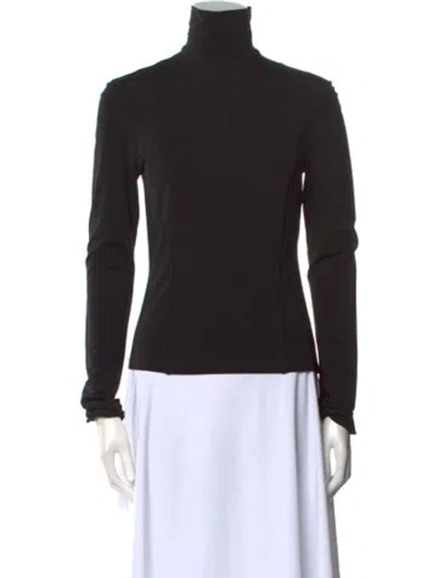 Pre-owned Givenchy Turtleneck Long Sleeve Top In Black