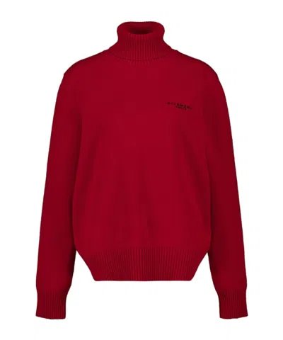 GIVENCHY GIVENCHY PARIS SIGNATURE EMBROIDERED TURTLENECK SWEATER