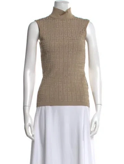 Pre-owned Givenchy Turtleneck Sweater In Neutral